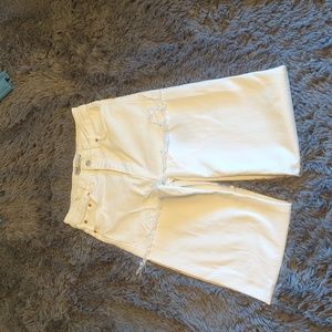 Zara creamy white jeans.